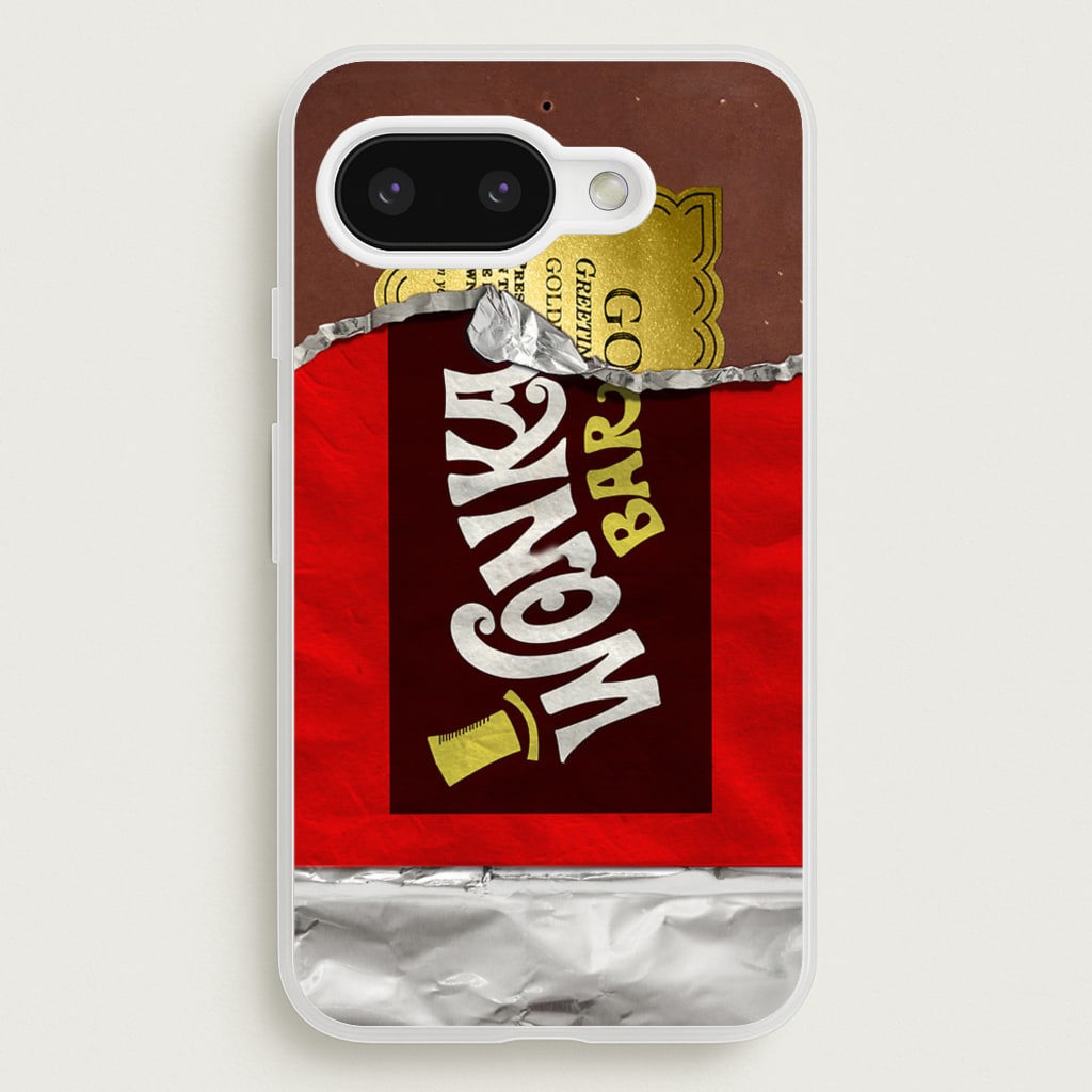 Wonka Bar Golden Ticket  -  Phone Case for Google Pixel 9a