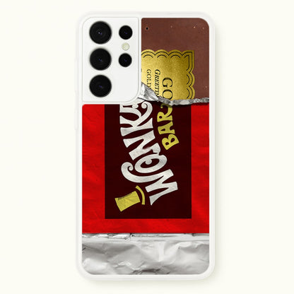 Wonka Bar Golden Ticket  -  Phone Case for Galaxy S21 Ultra