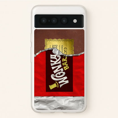 Wonka Bar Golden Ticket  -  Phone Case for Google Pixel 7 Pro