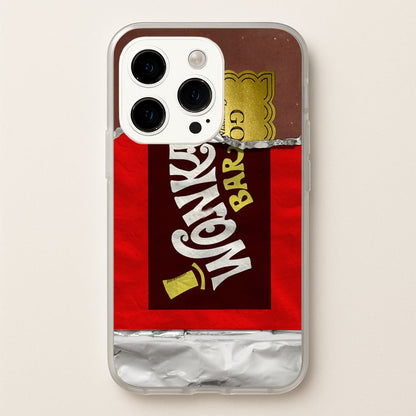 Wonka Bar Golden Ticket  -  Phone Case for iPhone 14 Pro