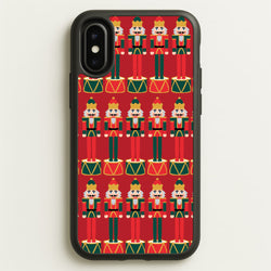 Nutcracker - Christmas Patterns  - Christmas Patterns Phone Case for iPhone X / XS