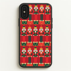 Nutcracker - Christmas Patterns  - Christmas Patterns Phone Case for iPhone XS Max