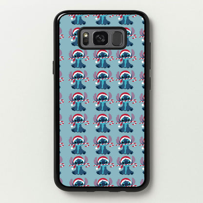 Stitch - Christmas Patterns  - Christmas Patterns Phone Case for Galaxy S8