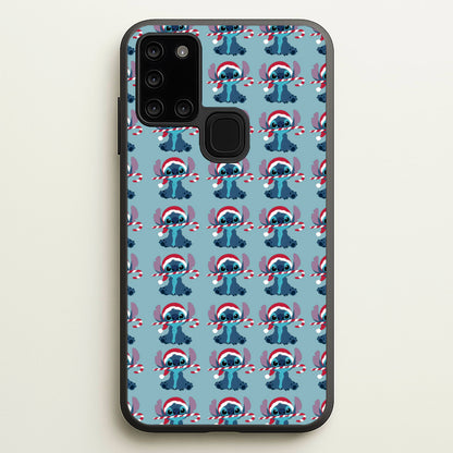 Stitch - Christmas Patterns  - Christmas Patterns Phone Case for Galaxy A21s