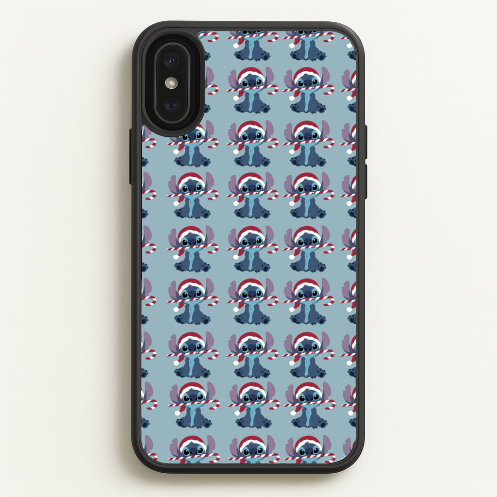 Stitch - Christmas Patterns  - Christmas Patterns Phone Case for iPhone XS Max