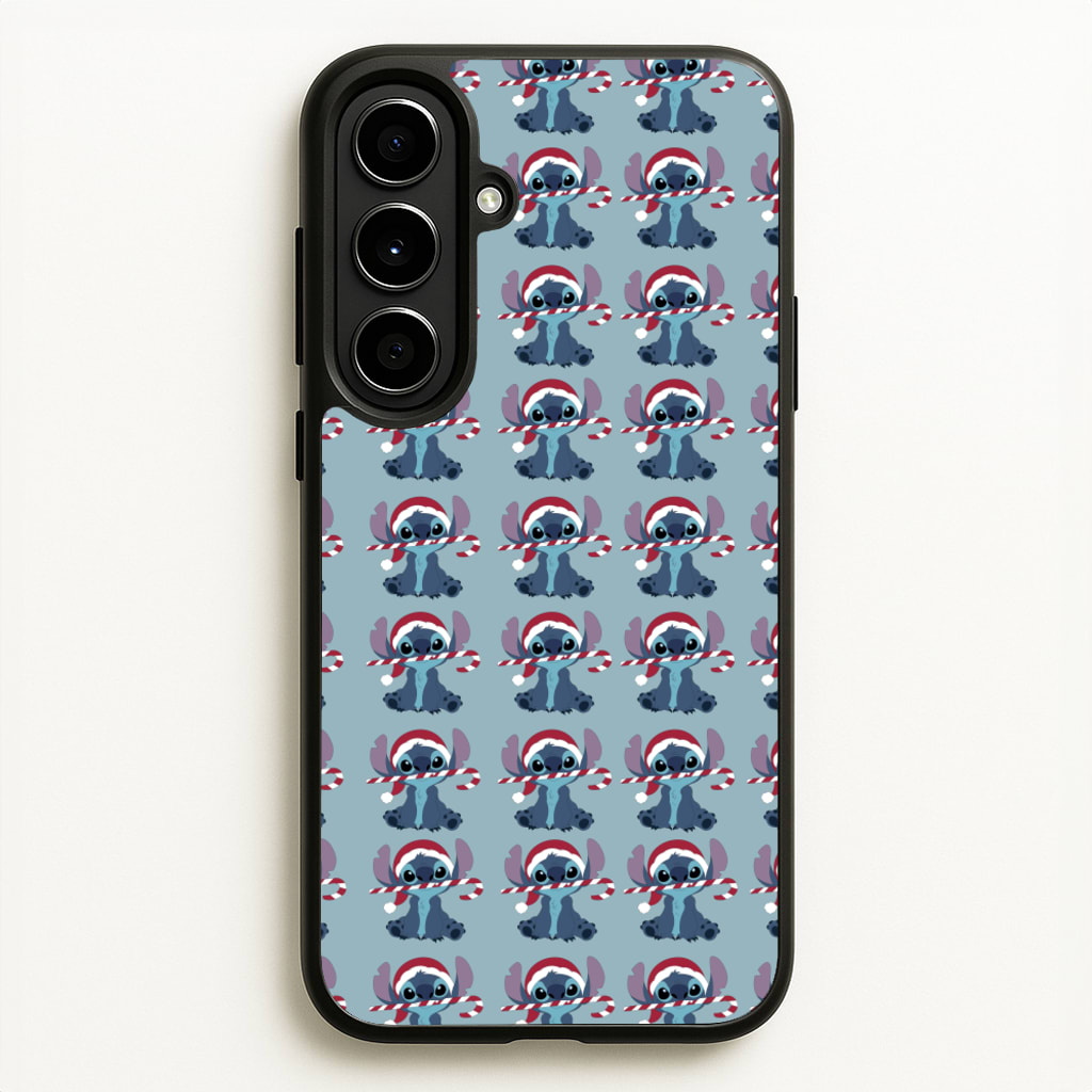 Stitch - Christmas Patterns  - Christmas Patterns Phone Case for Galaxy A56