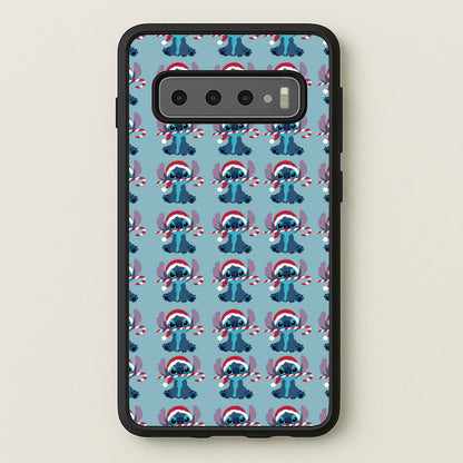 Stitch - Christmas Patterns  - Christmas Patterns Phone Case for Galaxy S10 Plus