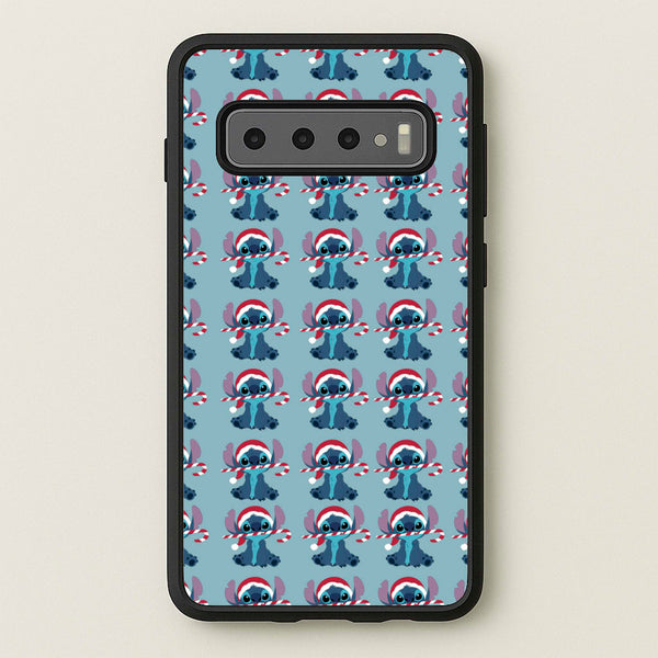 Stitch - Christmas Patterns  - Christmas Patterns Phone Case for Galaxy S10