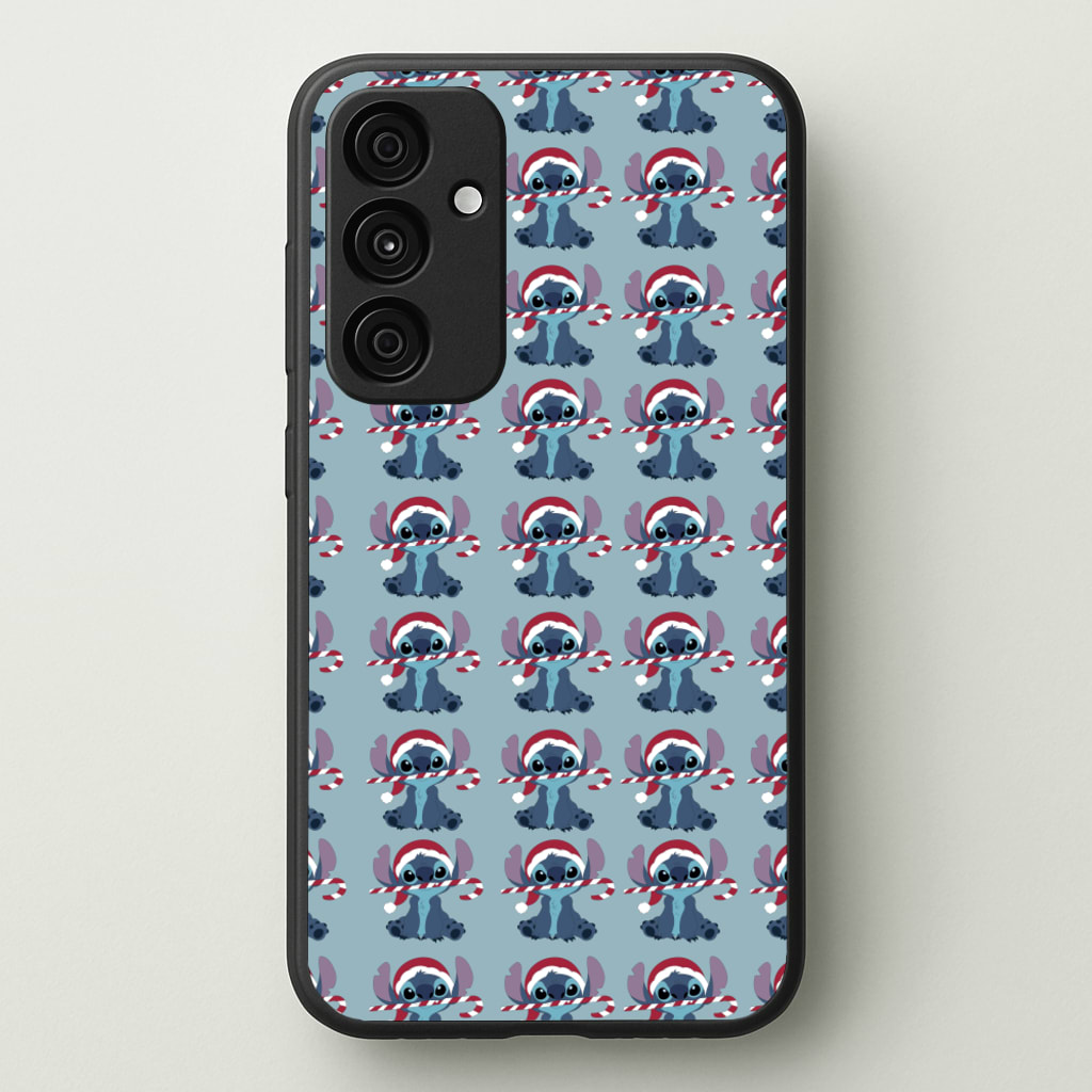 Stitch - Christmas Patterns  - Christmas Patterns Phone Case for Galaxy A55