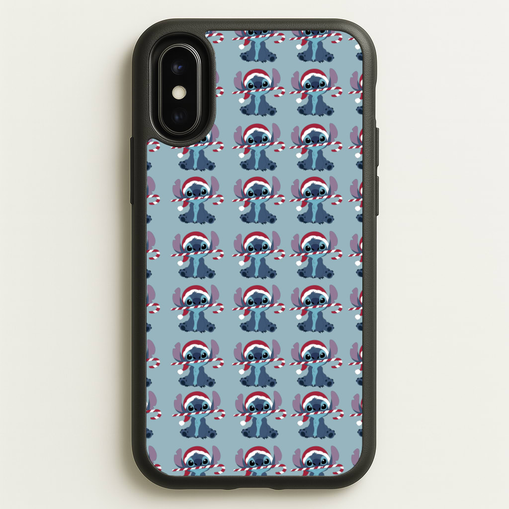 Stitch - Christmas Patterns  - Christmas Patterns Phone Case for iPhone X / XS
