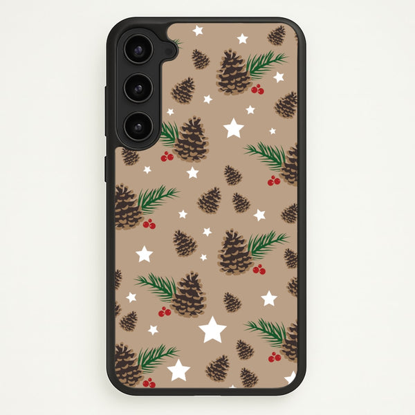 Acorn - Christmas Patterns  - Christmas Patterns Phone Case for Galaxy S23 Plus