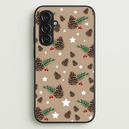 Acorn - Christmas Patterns  - Christmas Patterns Phone Case for Galaxy S23FE