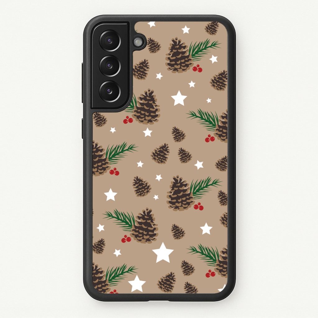 Acorn - Christmas Patterns  - Christmas Patterns Phone Case for Galaxy S22