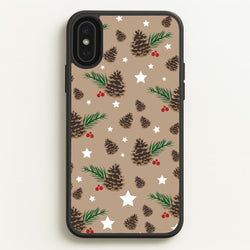 Acorn - Christmas Patterns  - Christmas Patterns Phone Case for iPhone XS Max