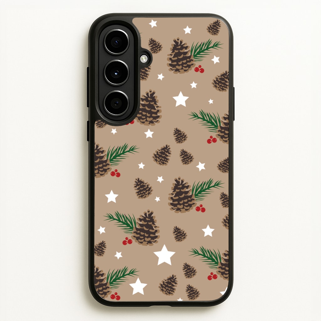 Acorn - Christmas Patterns  - Christmas Patterns Phone Case for Galaxy A56