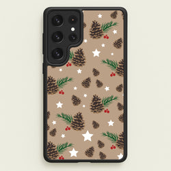 Acorn - Christmas Patterns  - Christmas Patterns Phone Case for Galaxy S23 Ultra