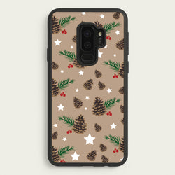 Acorn - Christmas Patterns  - Christmas Patterns Phone Case for Galaxy S9 Plus