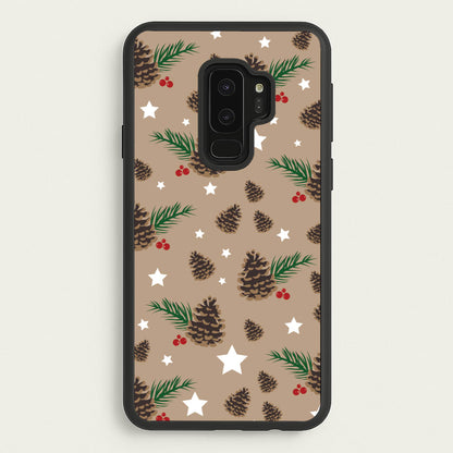 Acorn - Christmas Patterns  - Christmas Patterns Phone Case for Galaxy S9 Plus