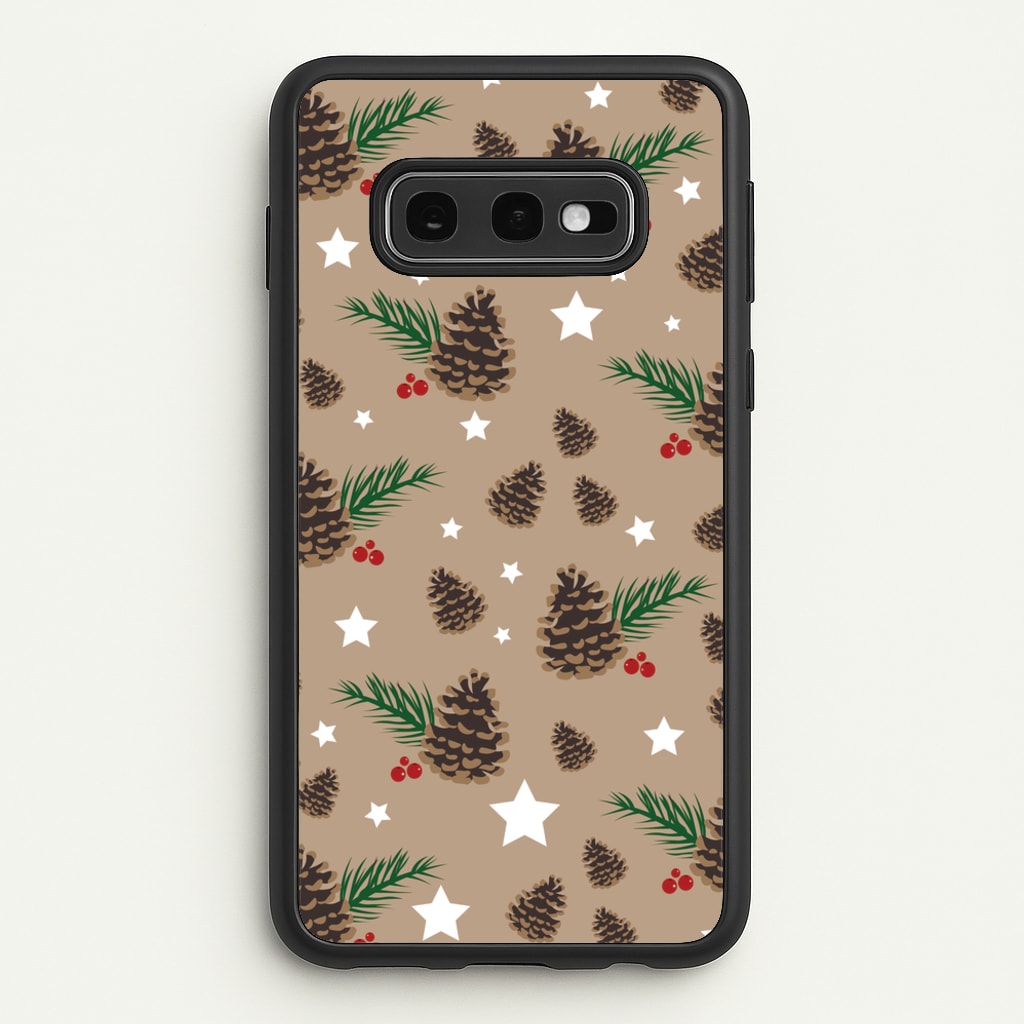 Acorn - Christmas Patterns  - Christmas Patterns Phone Case for Galaxy S10e