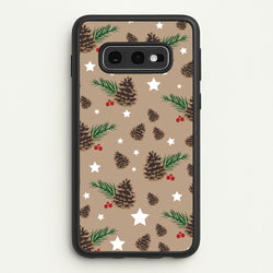 Acorn - Christmas Patterns  - Christmas Patterns Phone Case for Galaxy S10e