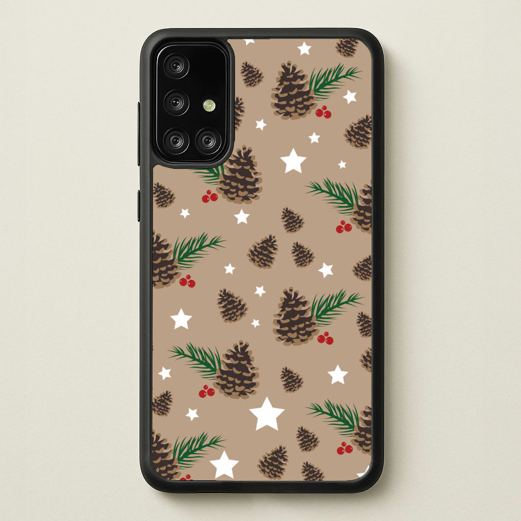 Acorn - Christmas Patterns  - Christmas Patterns Phone Case for Galaxy A71
