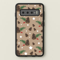 Acorn - Christmas Patterns  - Christmas Patterns Phone Case for Galaxy S10