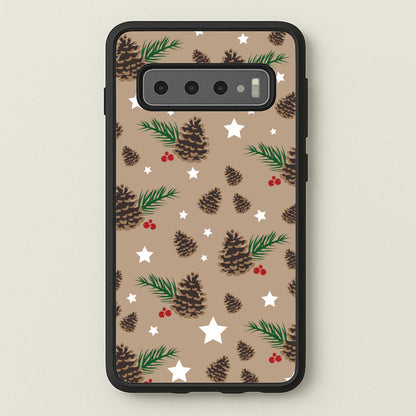 Acorn - Christmas Patterns  - Christmas Patterns Phone Case for Galaxy S10 Plus