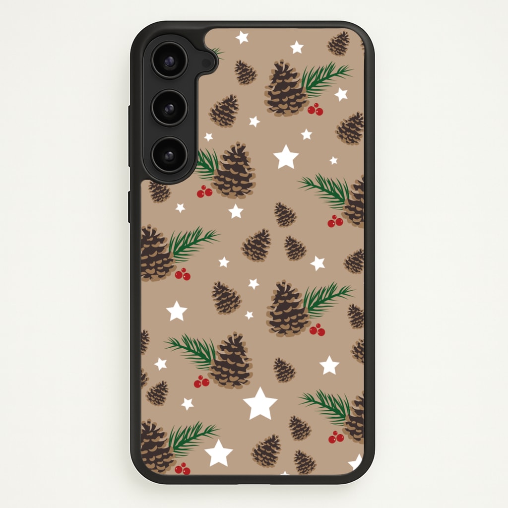 Acorn - Christmas Patterns  - Christmas Patterns Phone Case for Galaxy S23
