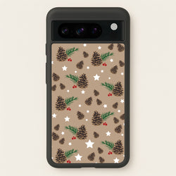 Acorn - Christmas Patterns  - Christmas Patterns Phone Case for Google Pixel 8 Pro