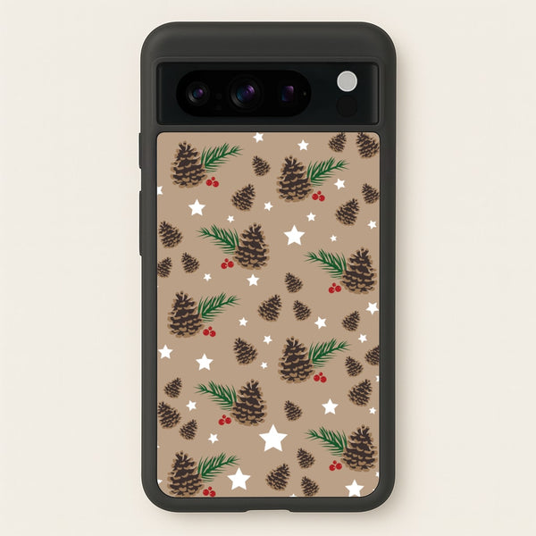 Acorn - Christmas Patterns  - Christmas Patterns Phone Case for Google Pixel 8 Pro