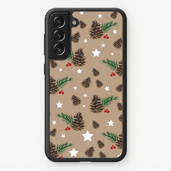 Acorn - Christmas Patterns  - Christmas Patterns Phone Case for Galaxy S21FE