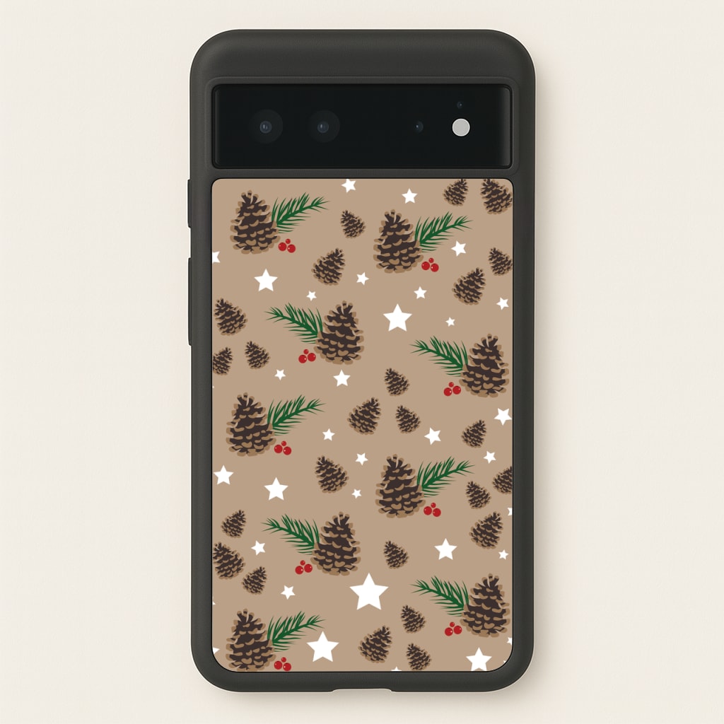 Acorn - Christmas Patterns  - Christmas Patterns Phone Case for Google Pixel 6