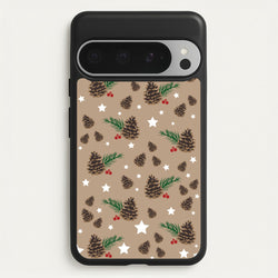 Acorn - Christmas Patterns  - Christmas Patterns Phone Case for Google Pixel 9 Pro XL