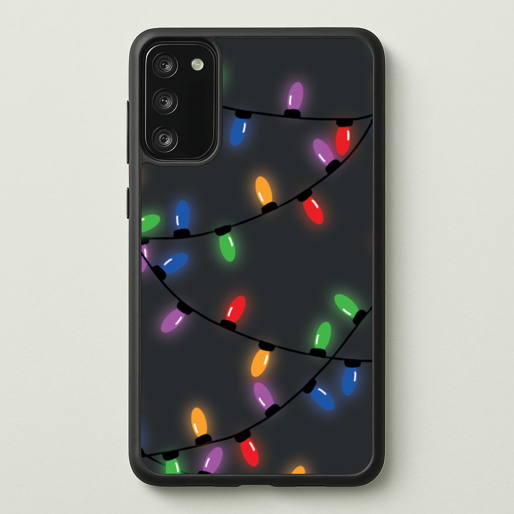 Rainbow Lights - Christmas Patterns  - Christmas Patterns Phone Case for Galaxy S20