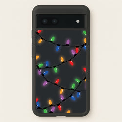 Rainbow Lights - Christmas Patterns  - Christmas Patterns Phone Case for Google Pixel 7a