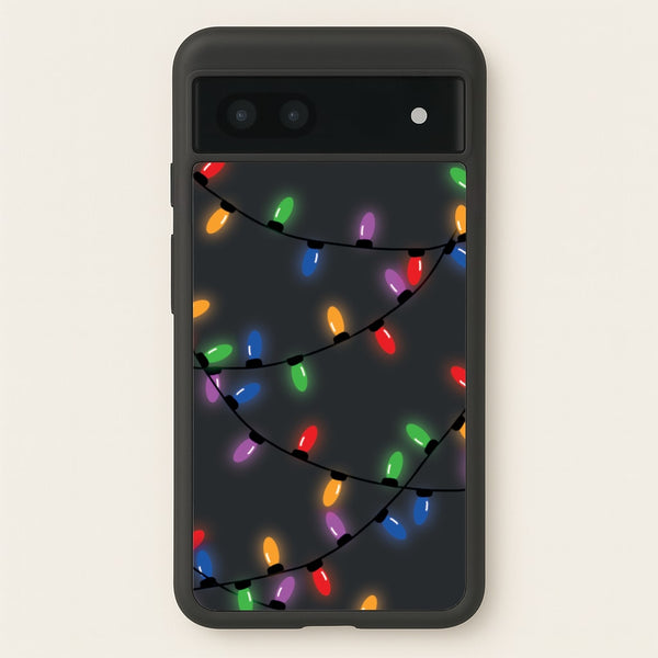 Rainbow Lights - Christmas Patterns  - Christmas Patterns Phone Case for Google Pixel 7a