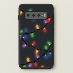 Rainbow Lights - Christmas Patterns  - Christmas Patterns Phone Case for Galaxy S10