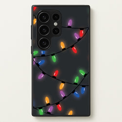 Rainbow Lights - Christmas Patterns  - Christmas Patterns Phone Case for Galaxy S24 Ultra