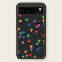 Rainbow Lights - Christmas Patterns  - Christmas Patterns Phone Case for Google Pixel 8 Pro