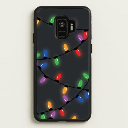 Rainbow Lights - Christmas Patterns  - Christmas Patterns Phone Case for Galaxy S9