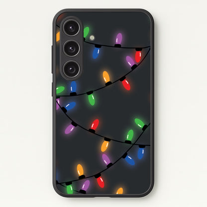 Rainbow Lights - Christmas Patterns  - Christmas Patterns Phone Case for Galaxy S25