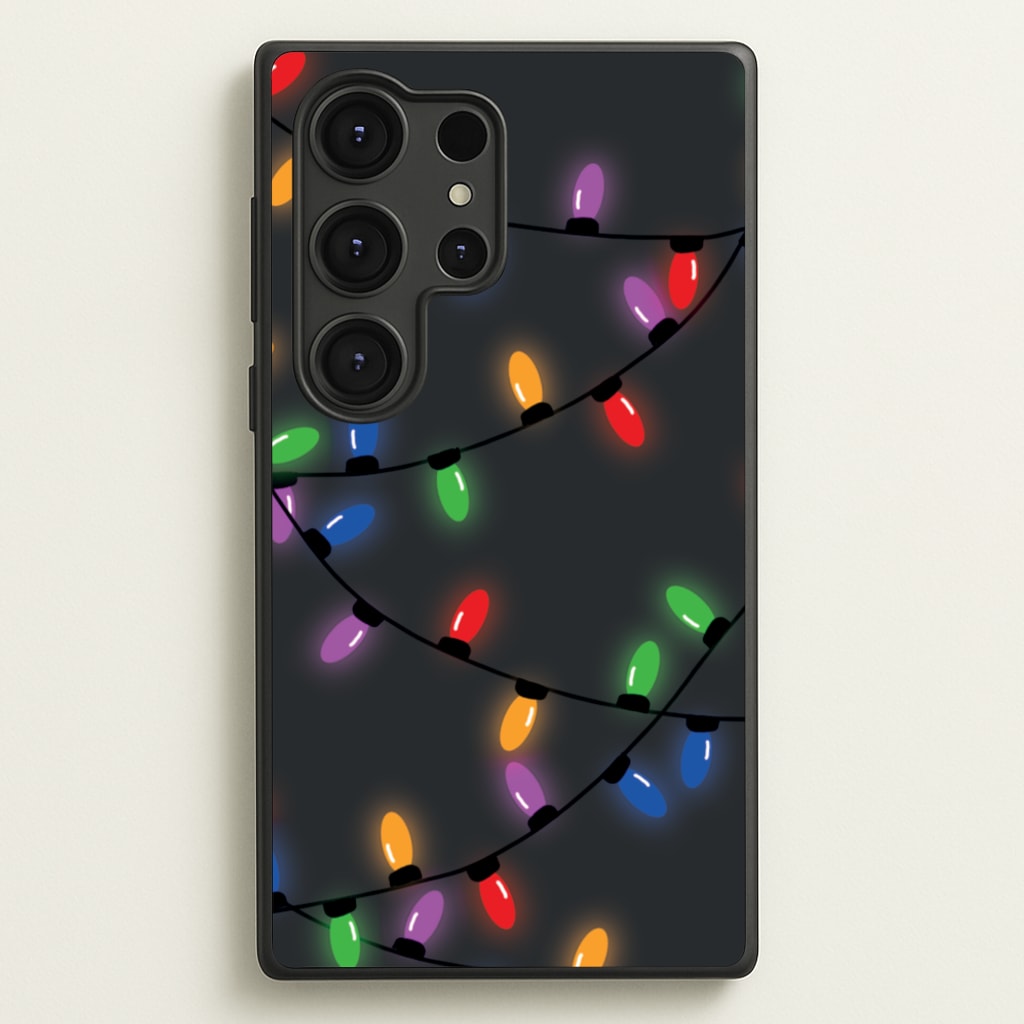 Rainbow Lights - Christmas Patterns  - Christmas Patterns Phone Case for Galaxy S25 Ultra