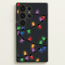 Rainbow Lights - Christmas Patterns  - Christmas Patterns Phone Case for Galaxy S25 Ultra