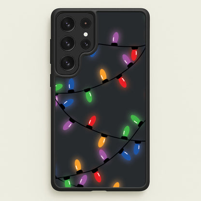 Rainbow Lights - Christmas Patterns  - Christmas Patterns Phone Case for Galaxy S23 Ultra