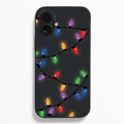 Rainbow Lights - Christmas Patterns  - Christmas Patterns Phone Case for iPhone 16 Plus