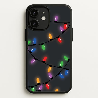 Rainbow Lights - Christmas Patterns  - Christmas Patterns Phone Case for iPhone 11
