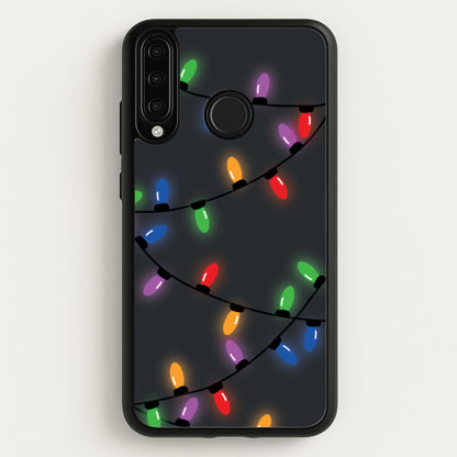 Rainbow Lights - Christmas Patterns  - Christmas Patterns Phone Case for Huawei P30 Lite