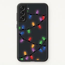 Rainbow Lights - Christmas Patterns  - Christmas Patterns Phone Case for Galaxy S21 Plus