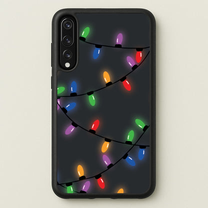 Rainbow Lights - Christmas Patterns  - Christmas Patterns Phone Case for Huawei P20 Pro