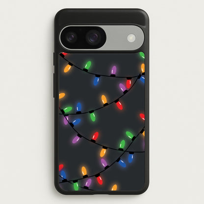Rainbow Lights - Christmas Patterns  - Christmas Patterns Phone Case for Google Pixel 9 / 9 Pro